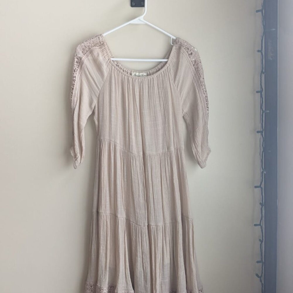Tan/Beige Indigo Rose Dress M